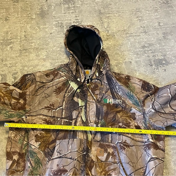 Carhartt Jacket Realtree Camo Work Coat - J220 CAP - 2XL Regular - Great Shape - Picture 8 of 13